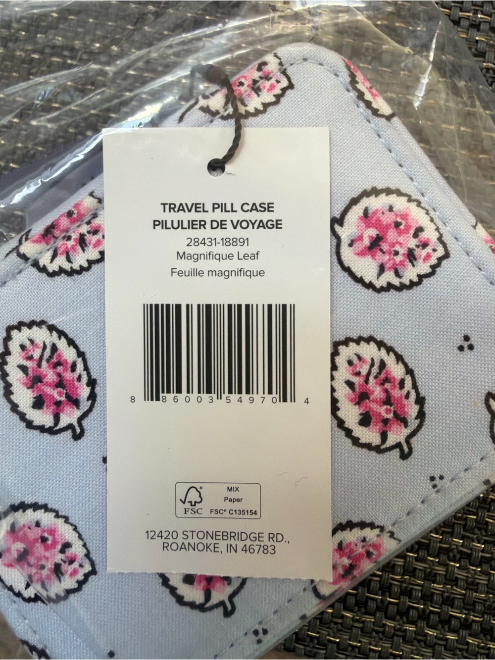Vera Bradley Travel Pill Case - Picture 4 of 4